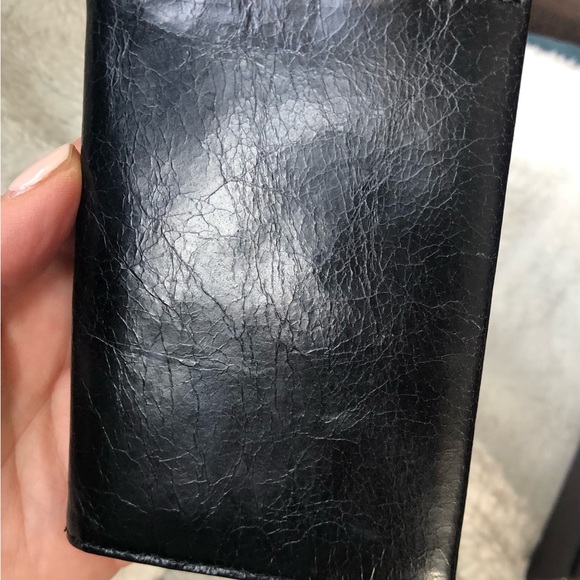 MZ Wallace black leather bifold card holder - Picture 4 of 6